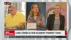 360 de grade cu Alina Bădic. Invitați Anca Dimancea și Marian Golea. LUNA CÂINELUI/HOROSCOP  P1/3