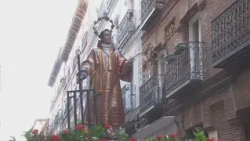 San Lorenzo parades through the streets of Lavapiés in one of the neighborhood's most traditional...