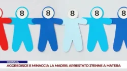 NEWS. ATTACKS AND THREATENS HIS MOTHER: 27-YEAR-OLD ARRESTED IN MATERA