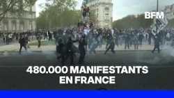 Crise lycéenne: 480.000 manifestants en France selon l'intersyndicale, 161.500 selon l'Intérieur