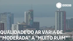 Manaus air quality varies from "moderate" to "very unhealthy"