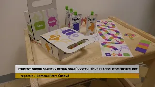 LITOMĚŘICE: Studenti oboru Grafický design obalů vystavují své práce v litoměřickém KKC