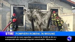 Romanian firefighters in France