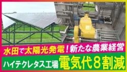 【LBS】水田で太陽光発電 変わる農業経営