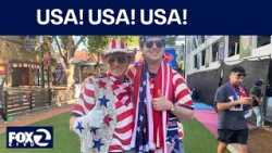 USA! USA! Crowds cheer on USMNT ahead of World Cup match | KTVU