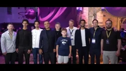 MBC Group Chairman, Waleed bin Ibrahim Al Ibrahim, meets with the creators of 1001 Threads of Mizan