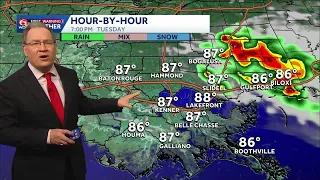 Afternoons beginning to get wetter and a bit cooler