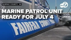 A closer look at the Fairfax County Marine Patrol Unit as they prepare for July 4