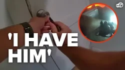 Dramatic bodycam shows Virginia officers racing to save unconscious resident from flames