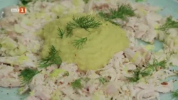 Бьоф Строганов с печени моркови и пюре фава с печено пиле, Бързо, лесно, вкусно - 02.10.2026 по БНТ