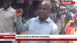 Agabuutikidde:Ebbugumu mu kalulu ka Bassentebe.Abeesimbyeewo buli omu awera.Basuubizza abalonzi ensi