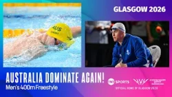 CLEAN SWEEP FOR AUSTRALIA! 🤩 | Men's 400m Freestyle | Glasgow 2026 Commonwealth Games