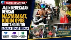 Kodim 0908 Bontang Strengthens Community Ties Through Weekly "Friday Blessings" Initiative