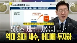 Record-High Tax Revenue: Where Will It Be Invested? / President Lee Jae-myung National Fiscal Str...