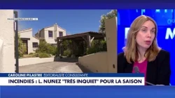 Caroline Pilastre reviews the damage caused by the wildfires
