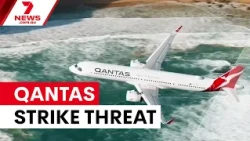 QantasLink strike threatens school holiday travel | 7NEWS