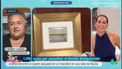 Andrés recibe 1.000 euros tras encontrar y devolver el Sorolla desaparecido - Más Vale Tarde