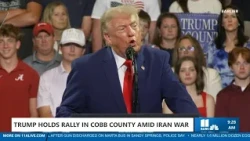 Trump rallies supporters in Cobb County