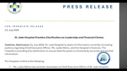 ST JUDE HOSPITAL REFUTES CEO DISMISSAL AND FINANCIAL INVESTIGATION RUMORS