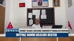 Interview with Mehmet Çelikel, Headman of Çayırova Cumhuriyet Neighborhood