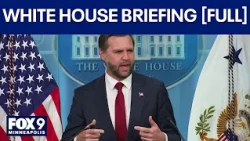VP Vance holds first White House press briefing since July 23: Gas prices, Iran war and more