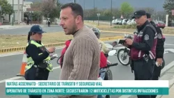 SALTA - Operativo de tránsito en zona norte, secuestraron 12 motocicletas por distintas infracciones