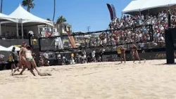 LSU Greats Taryn Brasher and Kristen Cruz Make History Sunday at AVP Manhattan Beach Open