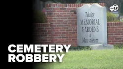 Young mom grapples with thieves stealing pieces of family graves in Maryland