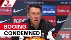 Coach condemns booing of Izak Rankine at milestone game | 7NEWS
