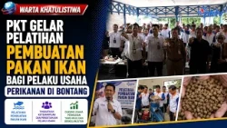 PKT Holds Fish Feed Production Training for Fishery Business Owners in Bontang