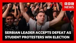 Serbia’s leader Aleksandar Vučić toppled from power by student-led mass protest movement | BBC News