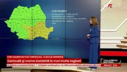 METEO. Cod galben de ploi torențiale, vijelii și grindină