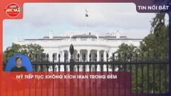 US CONTINUES OVERNIGHT AIRSTRIKES ON IRAN