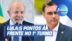 BTG/Nexus poll: In the first round, Lula has 42% against Flávio Bolsonaro's 37%.