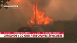 «Une maison en proie aux flammes» : notre correspondant fait un point sur les incendies en Gironde