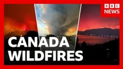 Emergency declared as Canada wildfire doubles in size | BBC News