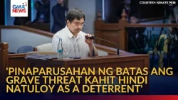 Lotoc - 'Pinaparusahan ng batas ang grave threat kahit hindi natuloy as a deterrent' | GMA News