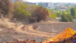 Thousands of tons of waste buried by the mafia under the scorched land in Laurentina
