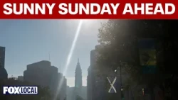 Philadelphia region expects another pleasant day with low humidity on Sunday