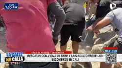 Terremoto en Colombia: rescatan con vida a bebé y adulto entre los escombros en Cali