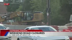 Stretch of Yale Avenue closed over weekend, Monday morning