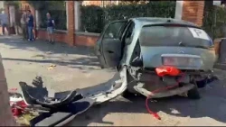 Voghera, crash on Via Kennedy: 49-year-old rushed to San Matteo Policlinic in Pavia