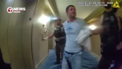 Bodycam shows arrest of Secret Service officer accused of exposing himself to guests