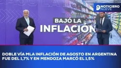 August inflation in Argentina was 1.7% and in Mendoza it was 1.5%