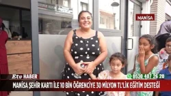 30 Million TL Education Support for 10,000 Students via Manisa City Card