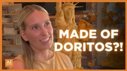 Arizona mom builds 7-foot Statue of Liberty out of 1,500 Doritos chips