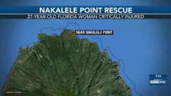 Florida woman pulled from waters of West Maui