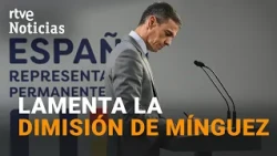 Sánchez, after Montse Mínguez's resignation: "We've lost a great colleague and a great asset" | RTVE