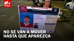 Blockade reaches 10 hours in CDMX over the disappearance of Isaac Navarrete