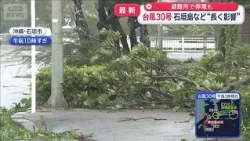Typhoon No. 30 Moves at a "Slow" Pace, Causing Prolonged Impact on Sakishima Islands / Fireworks ...